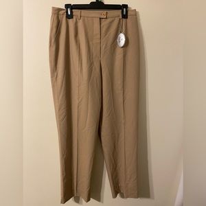 New NWT Womens Zanella ‘Jenna’ Wool Slacks Made In Italy Size 12 31” Inseam